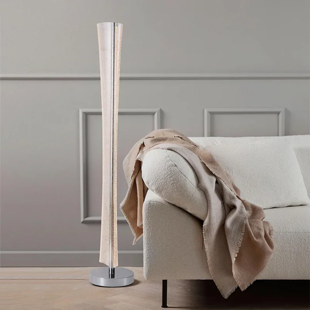 The Lighting Club Floor lamp Gltz Acrylic LED Floor Lamp – Polished Chrome