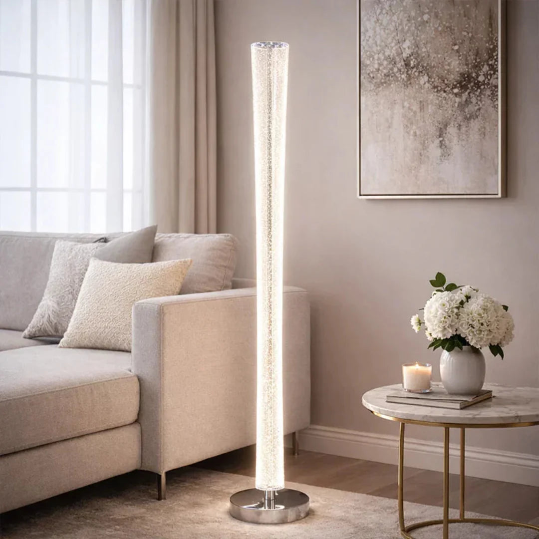 The Lighting Club Floor lamp Gltz Acrylic LED Floor Lamp – Polished Chrome