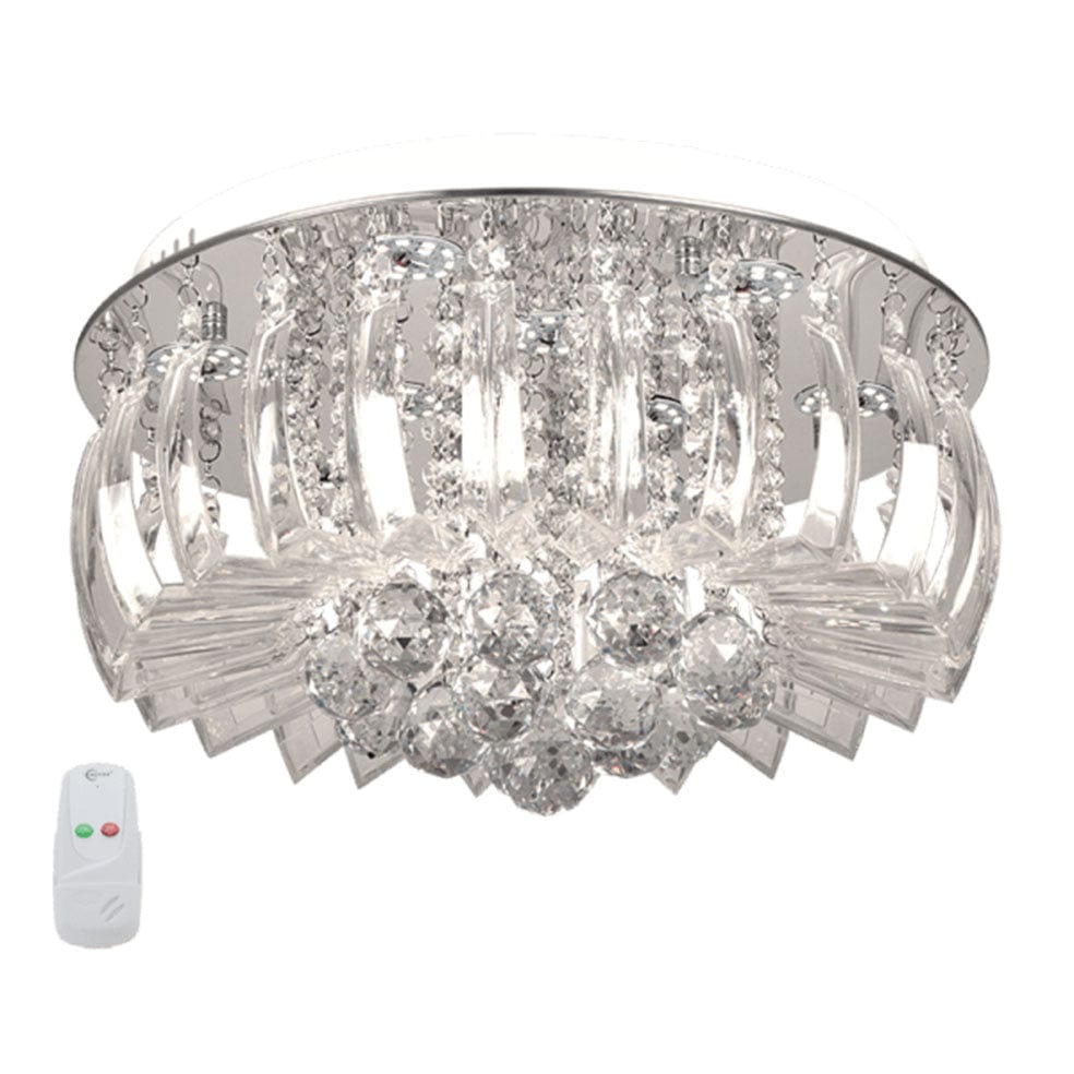 The Lighting Club Ceiling Light 9 Crystal Ceiling Light CF011/9 CHROME 6007226063646