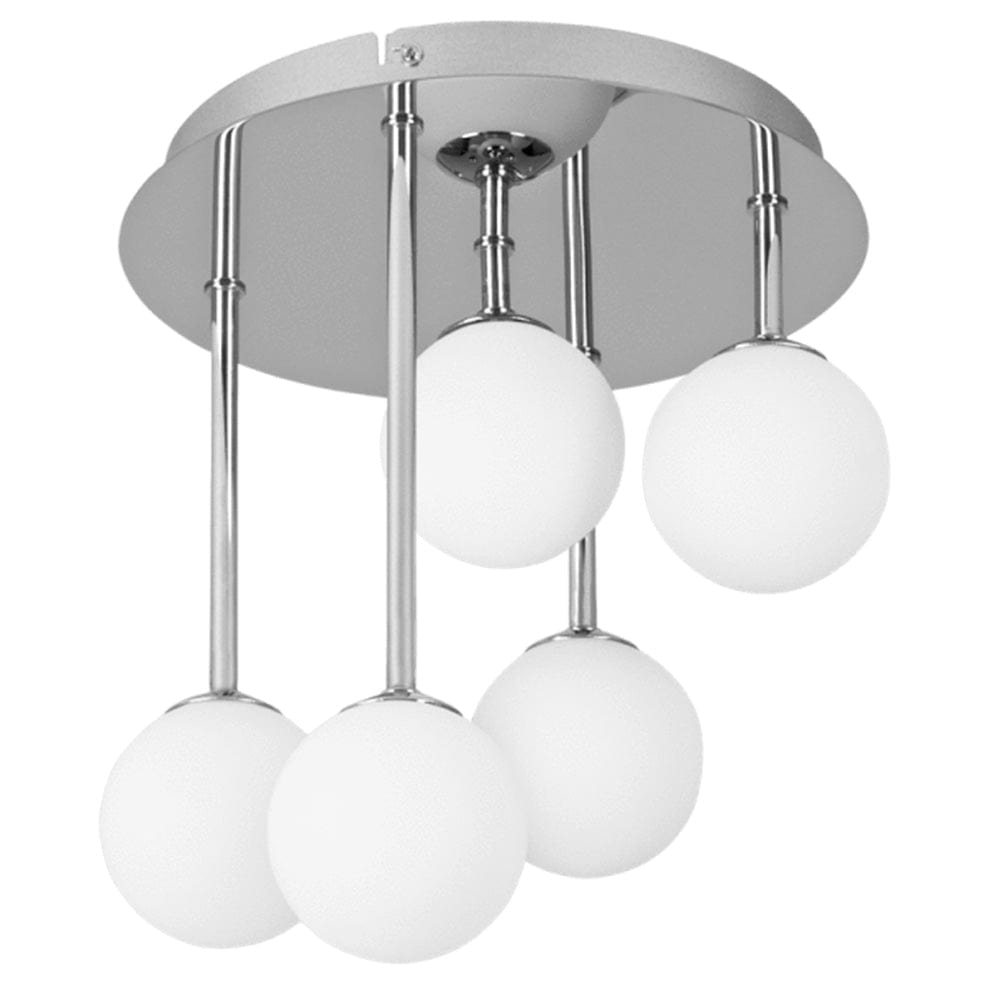 The Lighting Club Chandeliers 5 Ball Ceiling Light CF015/5 CHROME 6007226064285