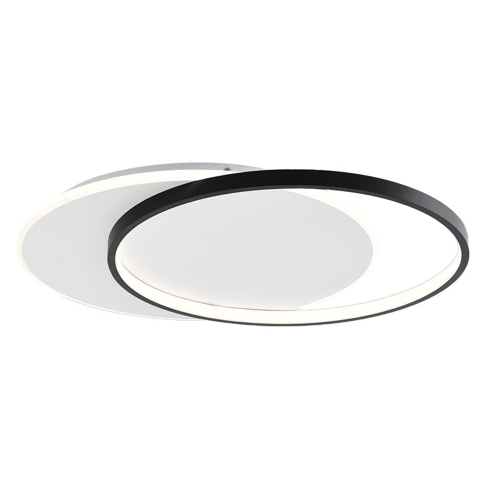 The Lighting Club Ceiling Light Matched LED Round Ceiling Fitting - Black & White CF274 BK/WH 6007226083736