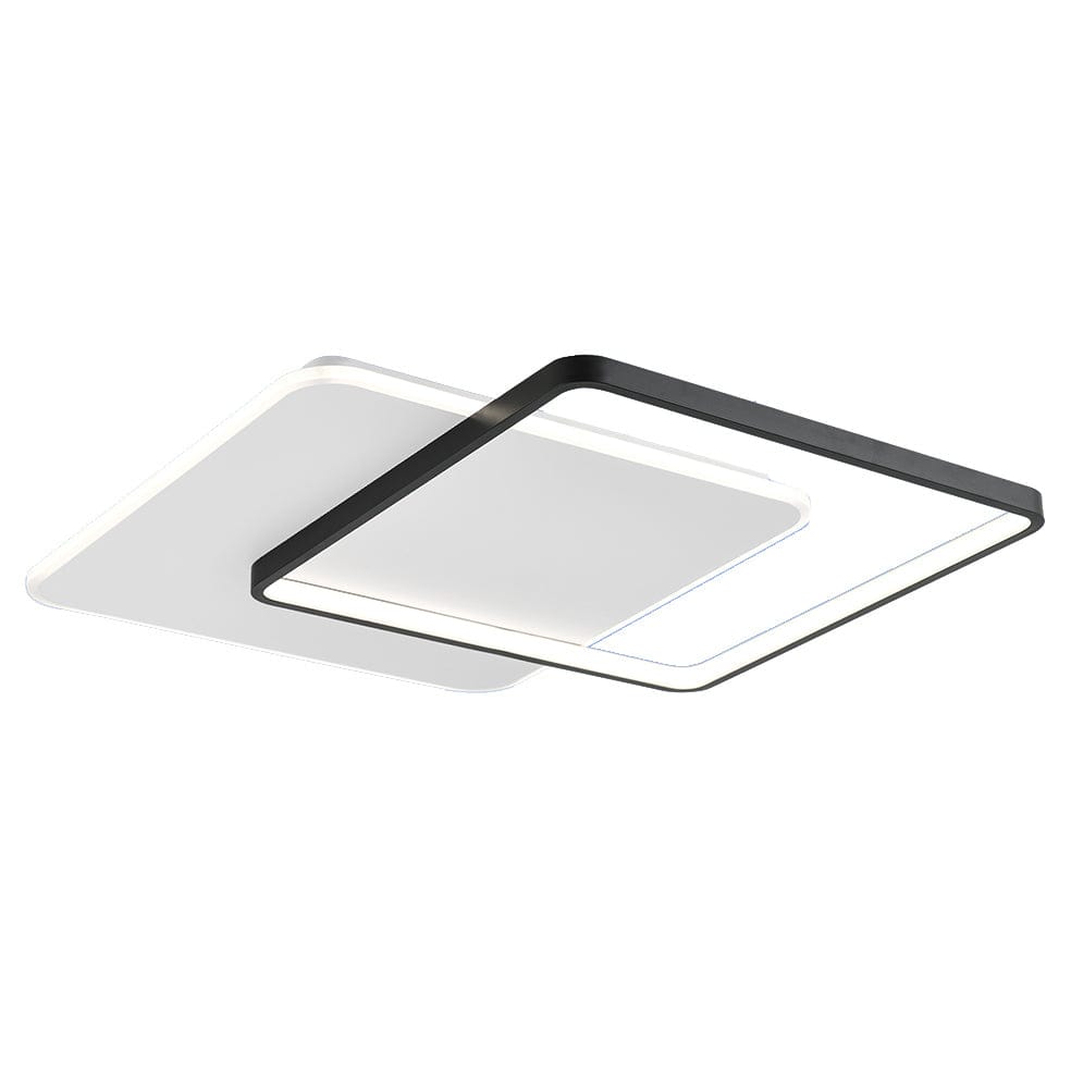 The Lighting Club Ceiling Light Matched LED Square Ceiling Fitting - Black & White CF275 BK/WH 6007226083743
