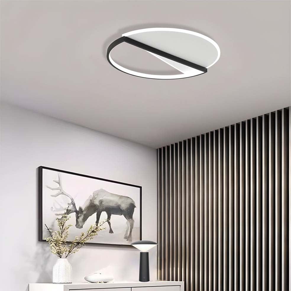 The Lighting Club Ceiling Light Solstice Dimmable Ceiling Light | Black and White CF278 BK/WH 6007226083781