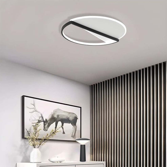 The Lighting Club Ceiling Light Solstice Dimmable Ceiling Light | Black and White CF278 BK/WH 6007226083781