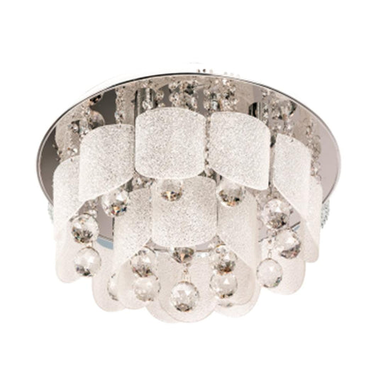 The Lighting Club Ceiling Light Diana Glass and Crystal LED Ceiling Light CF286/6 CHROME 6007226058192