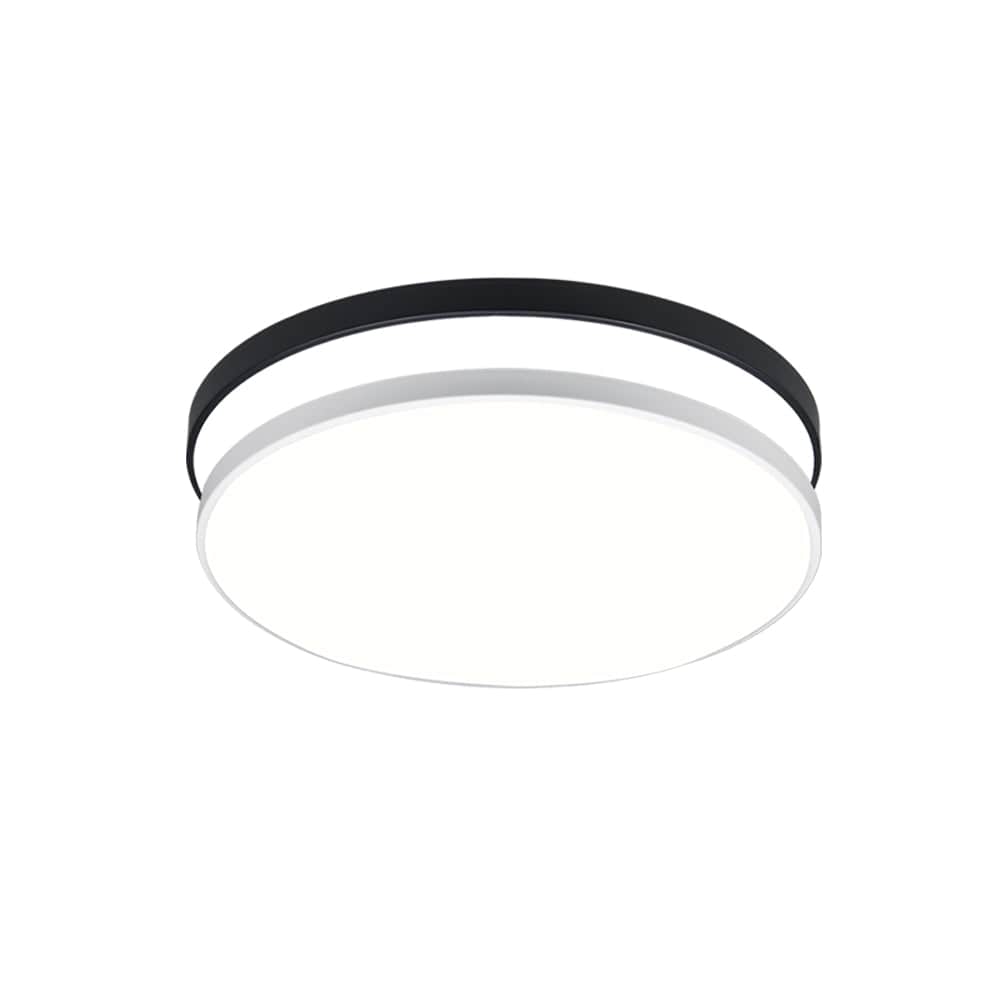 The Lighting Club Ceiling Light Small Carrie LED Polycarbonate Ceiling Light Black and White Small | Medium | Large CF385-18W CCT 6007226086188