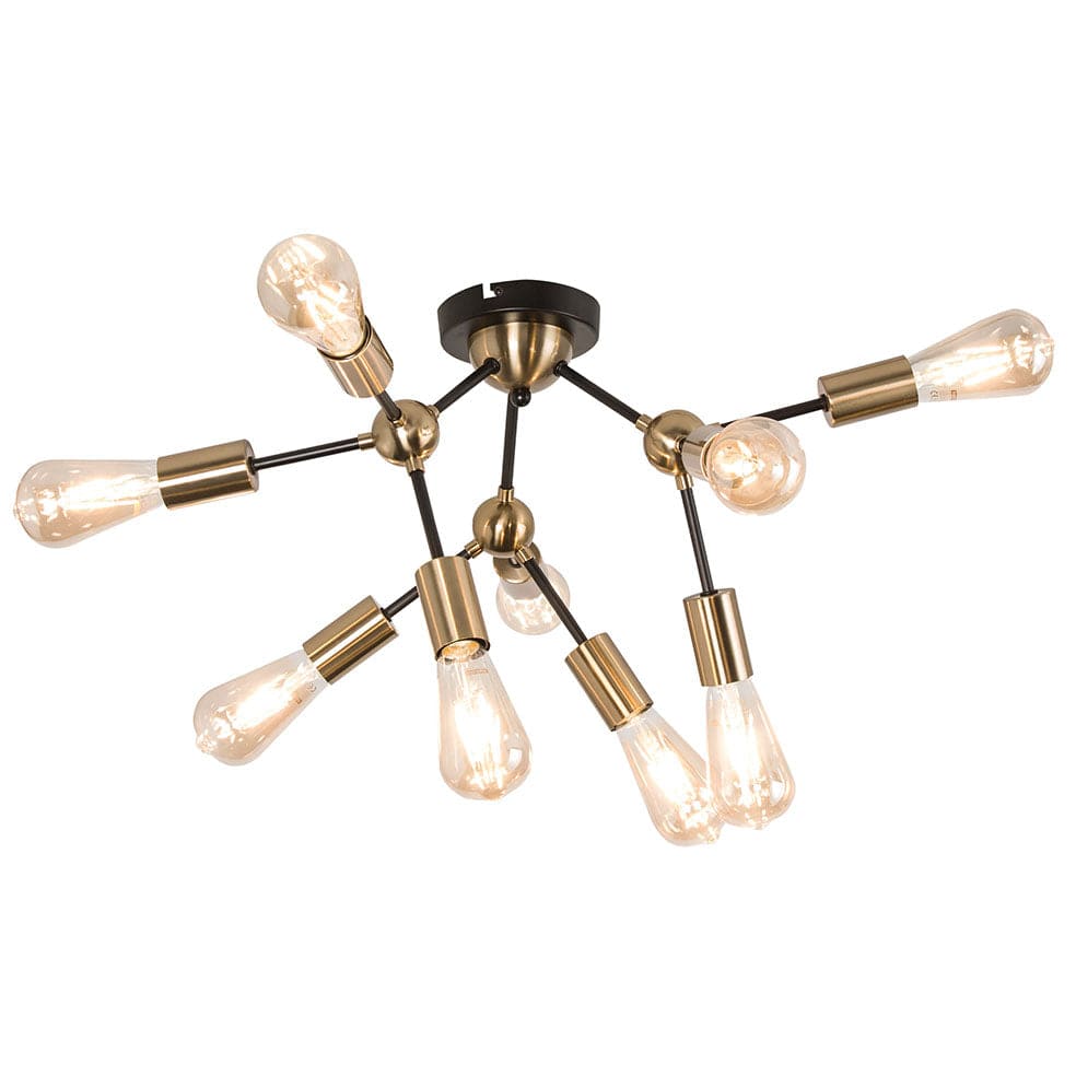 The Lighting Club Ceiling Light Selento Ceiling Light CF434/9 BRASS 6007226083934