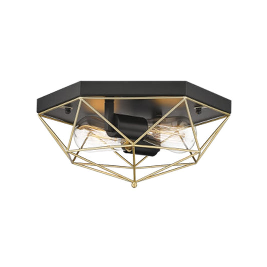 The Lighting Club Ceiling Light Geo Ceiling Light Black and Gold CF439 BLACK/GOLD 6007226084290