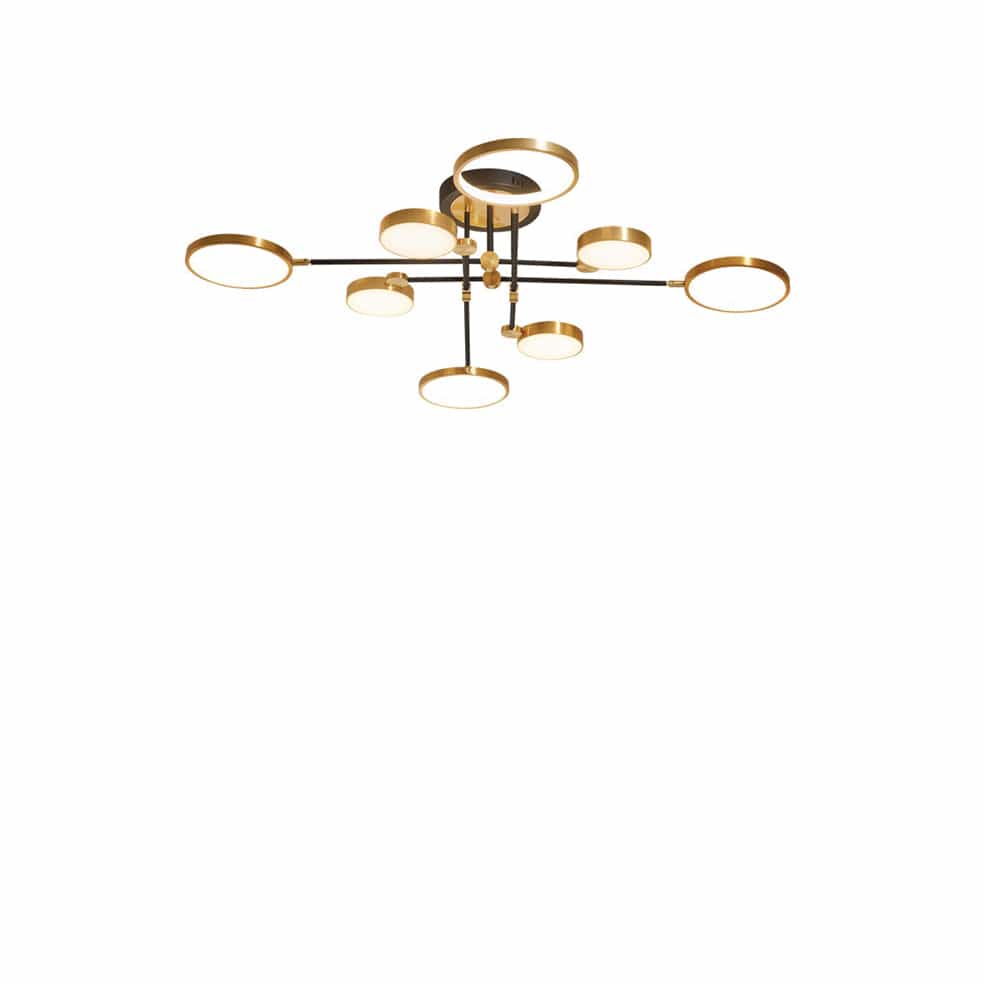 The Lighting Club Ceiling Light Noelle Metal LED Ceiling Light Bronze CF472/8 LED 6007226086072