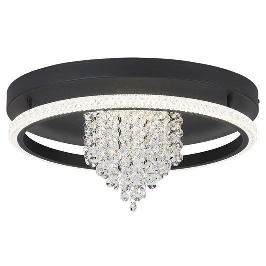 The Lighting Club Ceiling Light Iris Crystal LED Ceiling Light CF486 BK CCT 6007226090635