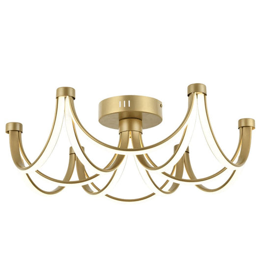 The Lighting Club Grande Cirque Gold LED Ceiling Light CF570/6 GOLD 6007226080353