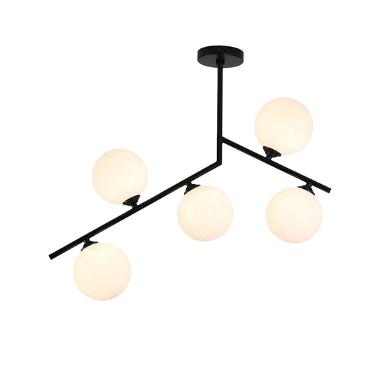The Lighting Club Ceiling Light Marielle Metal Ceiling Light Black CF607/5 BLACK 6007226087697