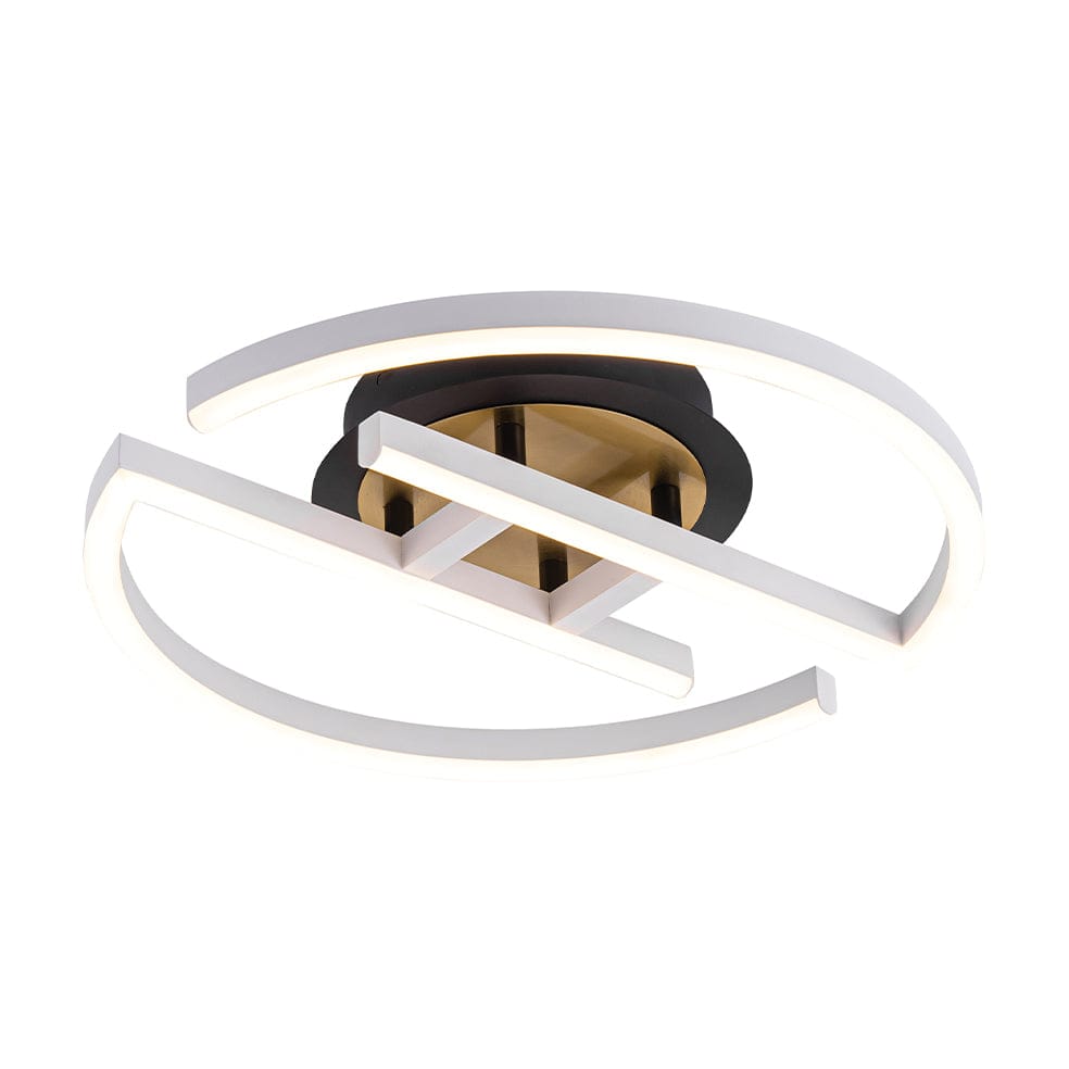 The Lighting Club Ceiling Light Fixtures Mariella Metal LED Ceiling Light White CF609 CCT 6007226087796