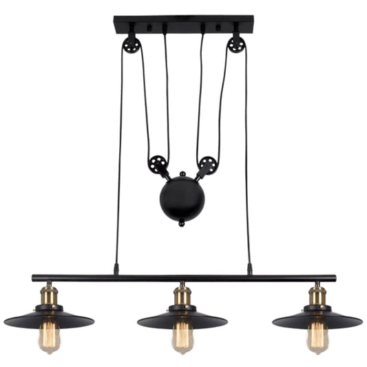 The Lighting Club Gizmo Pendant Light CH238/3 MATT BLACK 6007226064087