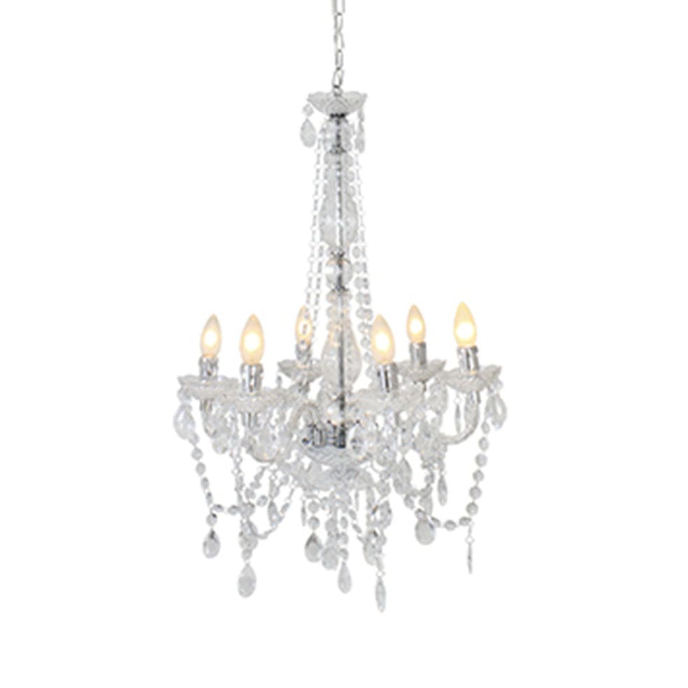 The Lighting Club Chandeliers Clear Octave Metal and Crystal Chandelier Light Black | Clear CH249C 6007328362401