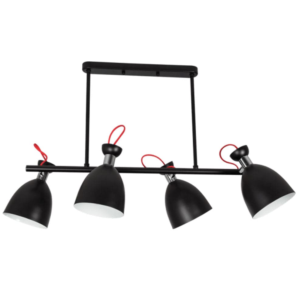 The Lighting Club Chandeliers Sumo Bun 4 Light CH259/4 BLACK 6007226071092