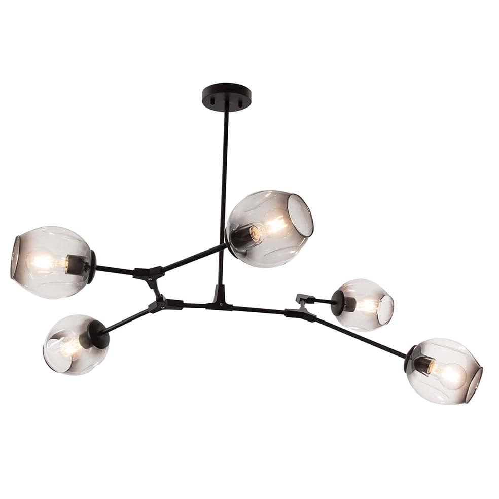 The Lighting Club lighting MOLECULE PENDANT 5 LIGHT BLACK CH264/5 CH264/5 BLACK 6007226071825