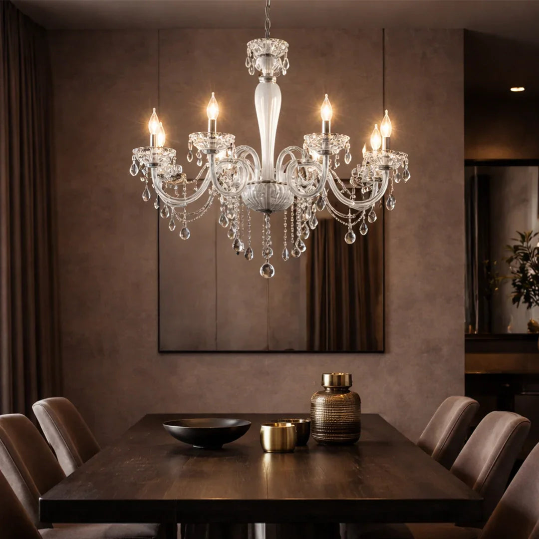 The Lighting Club Chandelier Carpento 8 Light Chrome Crystal Chandelier CH273 9002759391140
