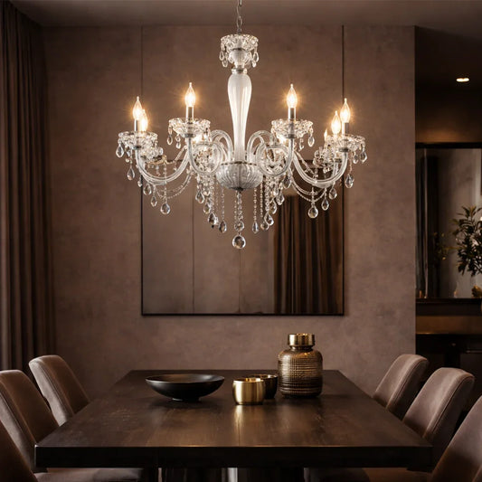 The Lighting Club Chandelier Carpento 8 Light Chrome Crystal Chandelier CH273 9002759391140