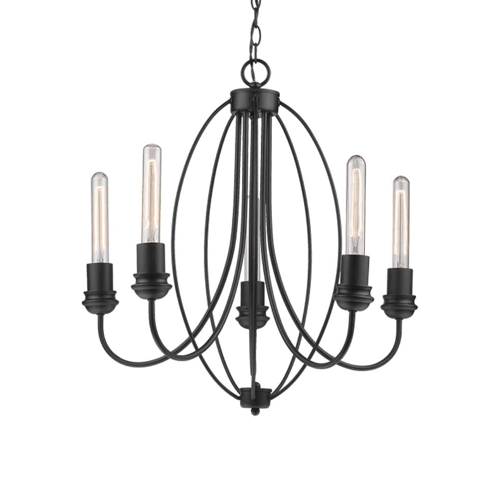 The Lighting Club Chandeliers Modern Chandelier Pendant CH342/5 BLACK 6007226068931