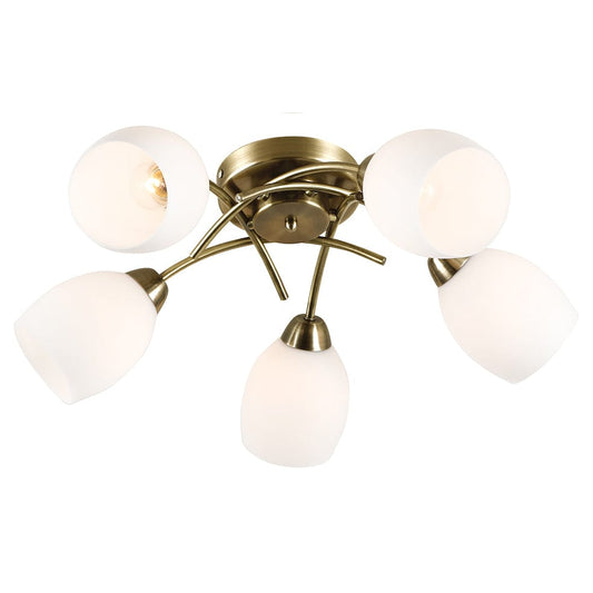 The Lighting Club Chandelier Eldia Chandelier Light CH489/5 ANTIQUE 6007226084344
