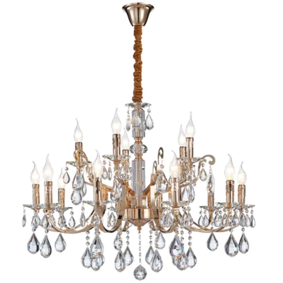 The Lighting Club Chandelier 15 Bulb - Large Venatici Crystal Chandelier 6 | 15 Light CH511/15 CRYSTAL 6007226075410