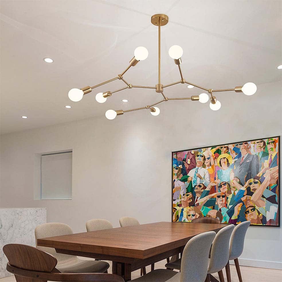 The Lighting Club Lighting Gyro Chandelier 9 Light  - Brass CH512/9 BRONZE 6007226075786