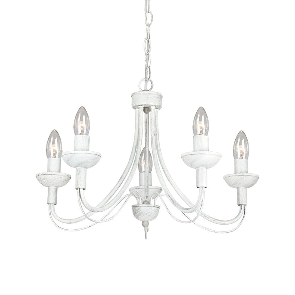 The Lighting Club Chandelier Fossil Elena Metal Chandelier Large Black | Fossil CH524/5 FOSSIL 6007226062380