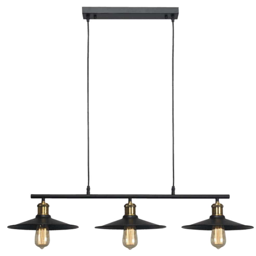 The Lighting Club Triplex Pendant Light CH531/3 BLACK 6007226063042