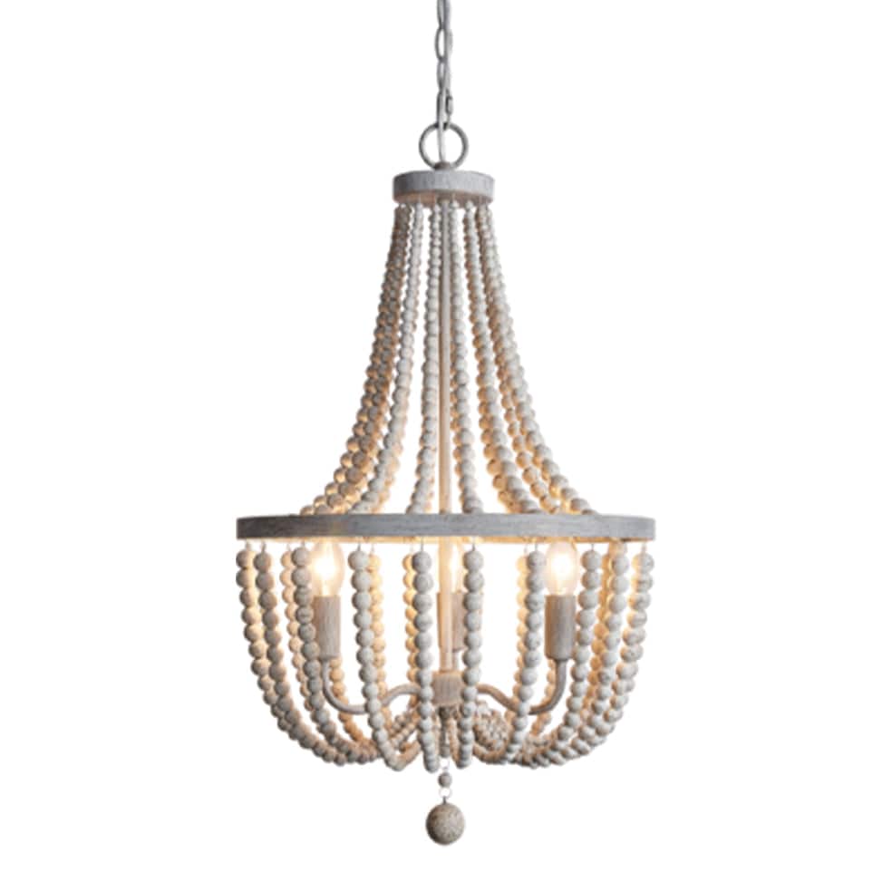 The Lighting Club Three Light Vintage Chandelier Light CH892/3 BEAD 6007226076851