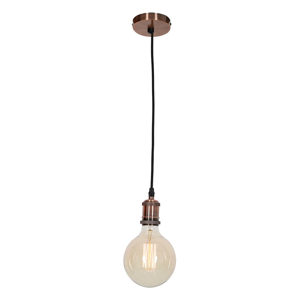 The Lighting Club Pendant Lights Paula Aluminium Pendant Light in Copper | Chrome | Antique Brass