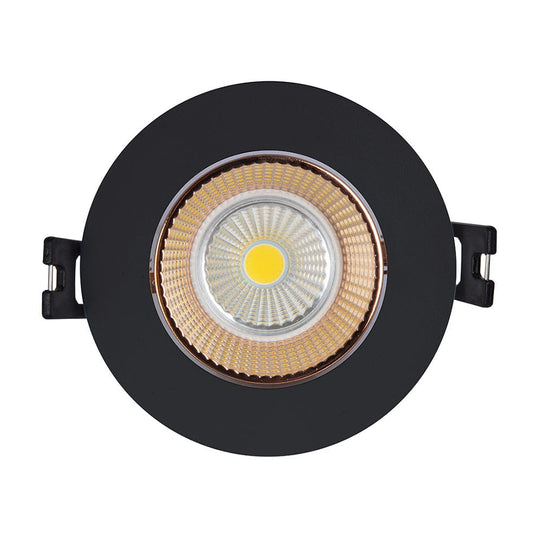 The Lighting Club DOWNLIGHT Tilt Polycarbonate Downlight | Black and Rose Gold D159BRG 6009551804918
