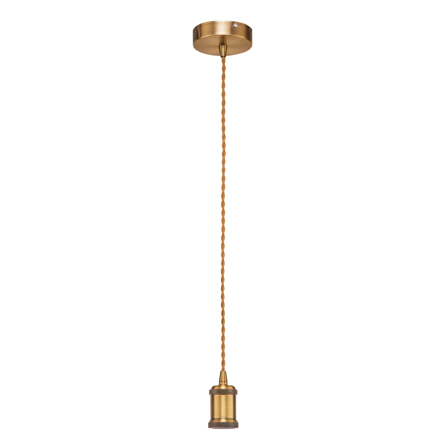 The Lighting Club Chrome Twisted Cord Pendant