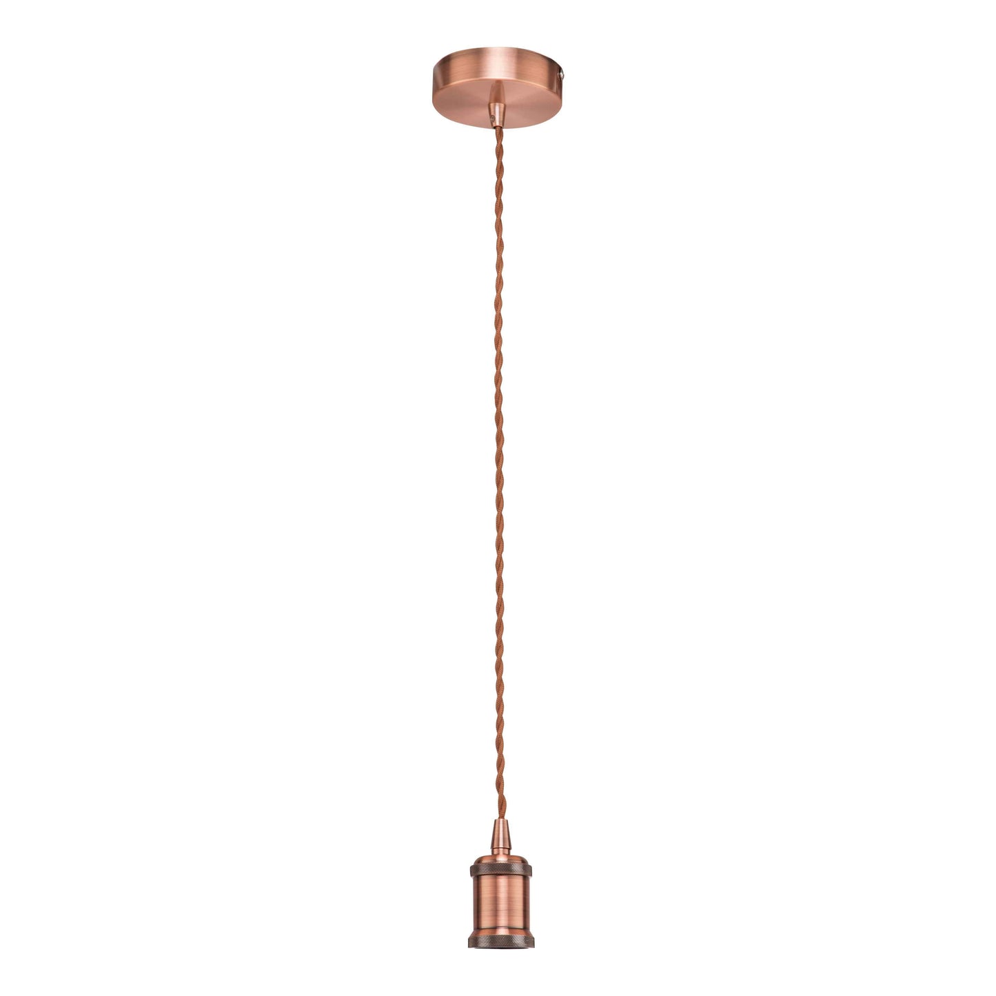 The Lighting Club Chrome Twisted Cord Pendant