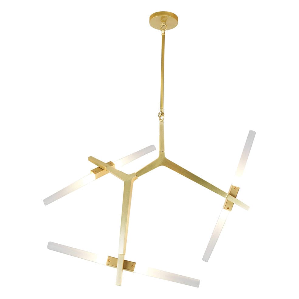 The Lighting Club Twig Chandelier Light 3 Arm Gold DL-KLCH-8320/6
