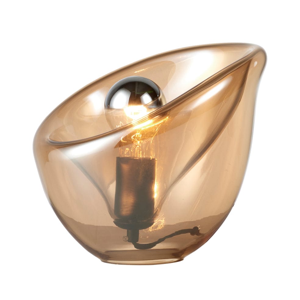 The Lighting Club table lamp Arum Lily Table Lamp Amber and Black DL-KLT-1027