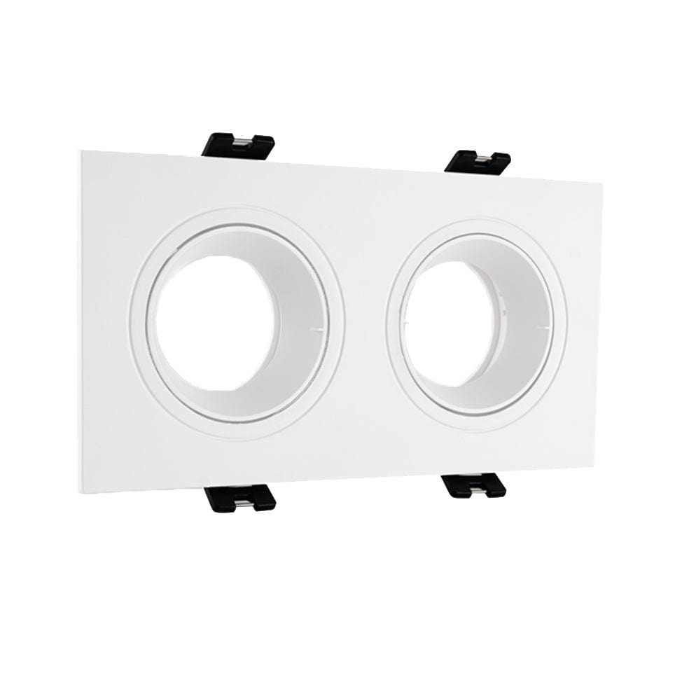 The Lighting Club DOWNLIGHTS Indoor Polycarbonate Double Downlight White DL147/2 WHITE 6007226087246
