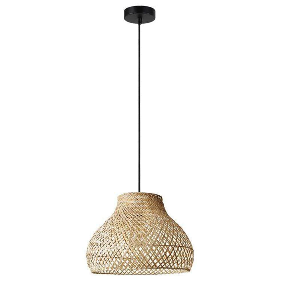 The Lighting Club Roma Bamboo Pendant Light Natural E-KLCH-7091 633710852586