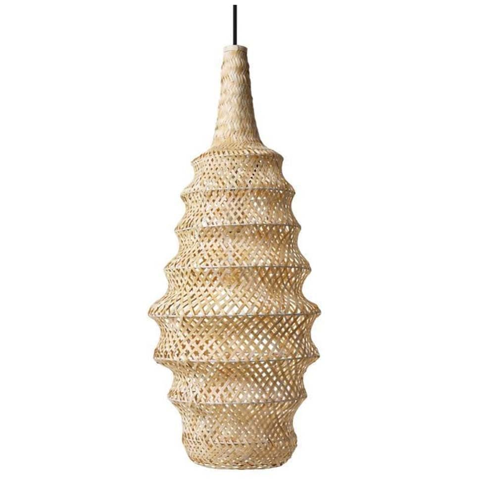 The Lighting Club Hive Rattan Pendant Light Natural E-KLCH-7106 633710852555