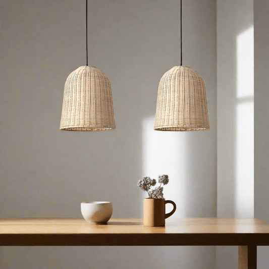 The Lighting Club Ubuntu Rattan Pendant Light Natural E-KLCH-7128 633710852579