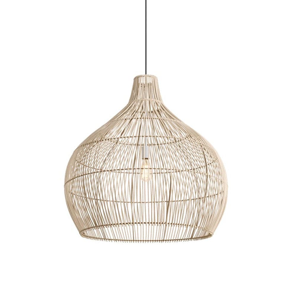 The Lighting Club 60cm Bamboo Bulb Pendant Light Natural - 5 Sizes E-KLCH-7150/60