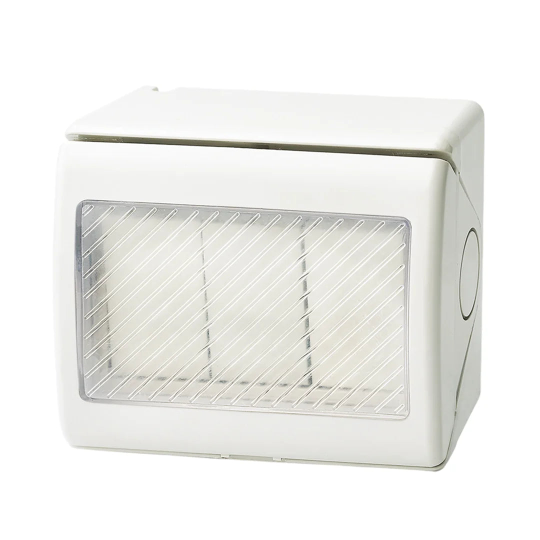 The Lighting Club switch 1 Way Weatherproof 3 Lever Light Switch IP55 – 1 Way or 2 Way Outdoor Switch White ESWP903 WHITE 6007226091809