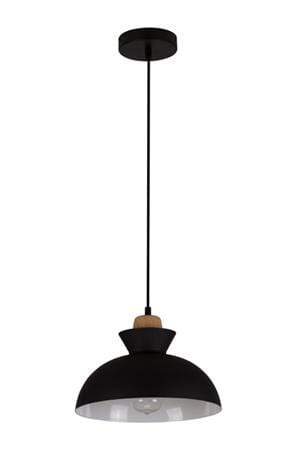 The Lighting Club Black Charlotte Bowl Pendant