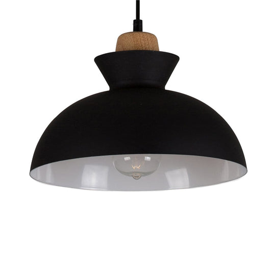 The Lighting Club Black Charlotte Bowl Pendant EU - P982B