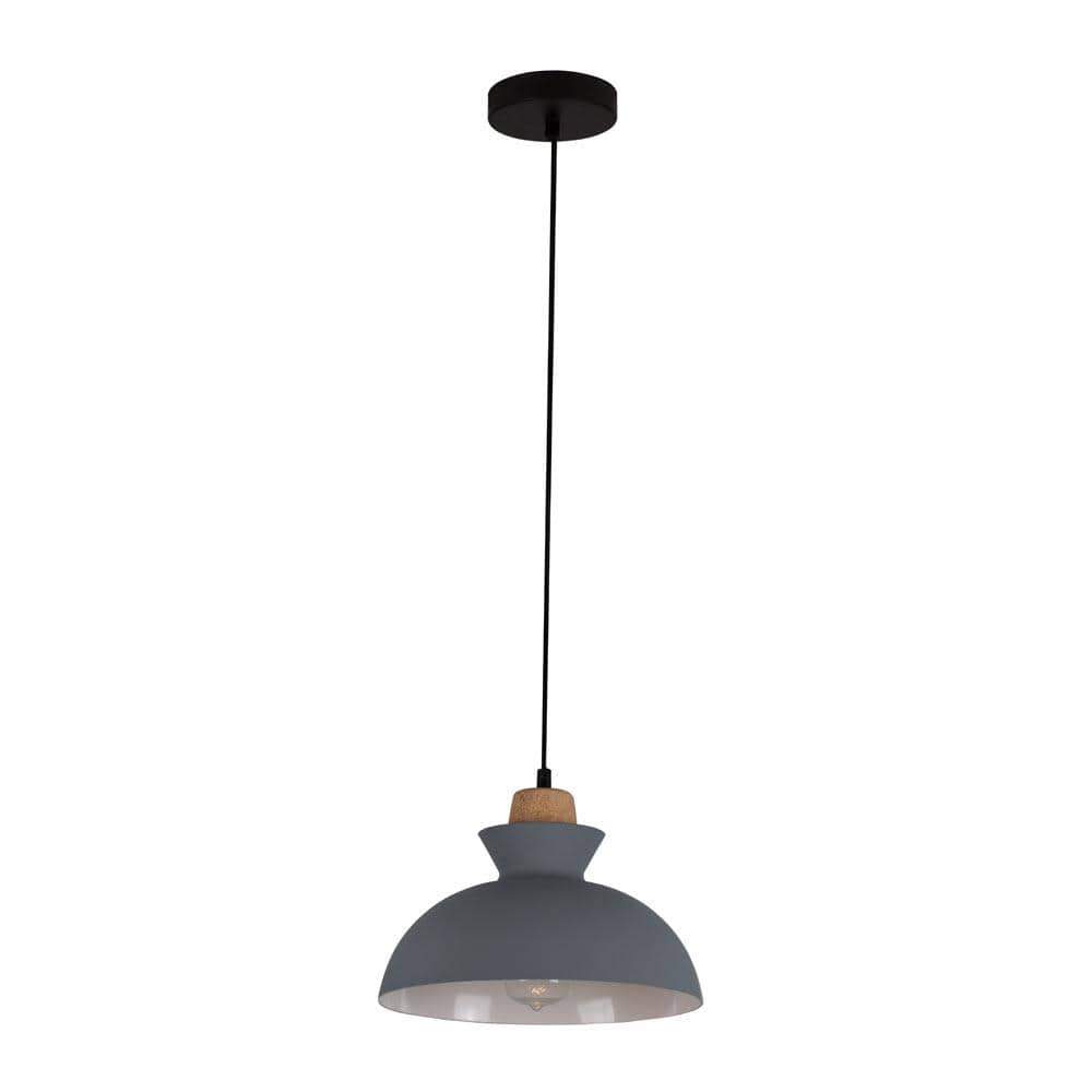 The Lighting Club Grey Charlotte Bowl Pendant