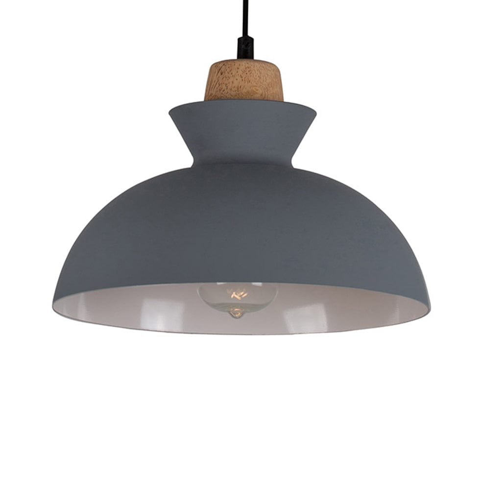 The Lighting Club Grey Charlotte Bowl Pendant EU - P982GY