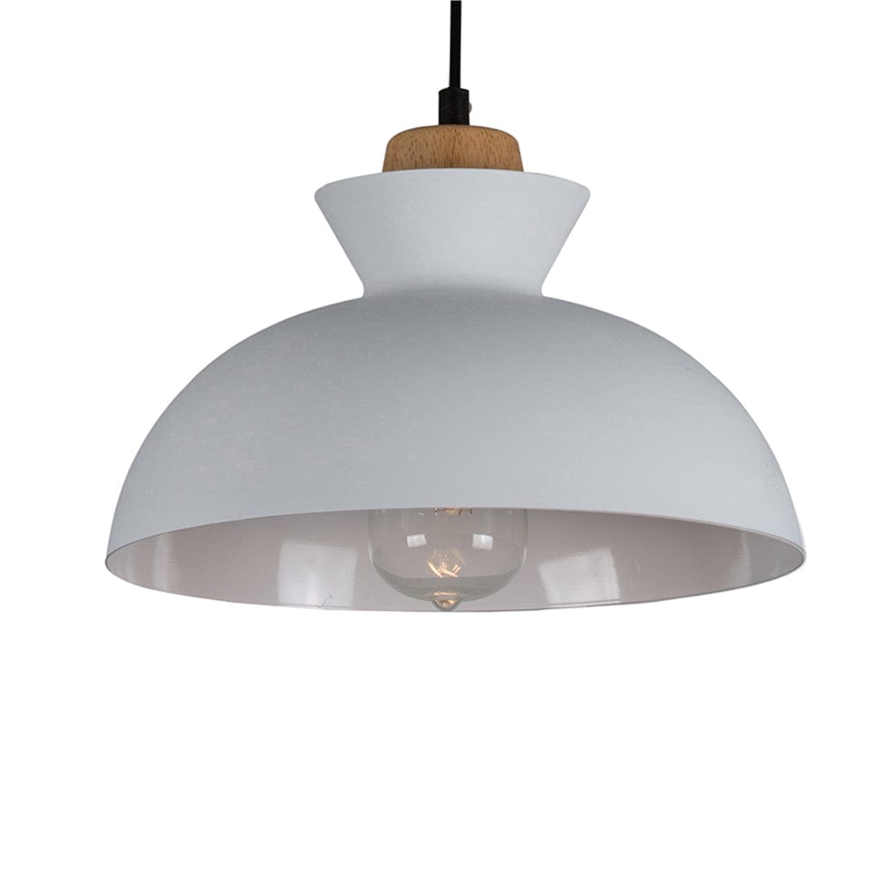 The Lighting Club White Charlotte Bowl Pendant EU - P982W