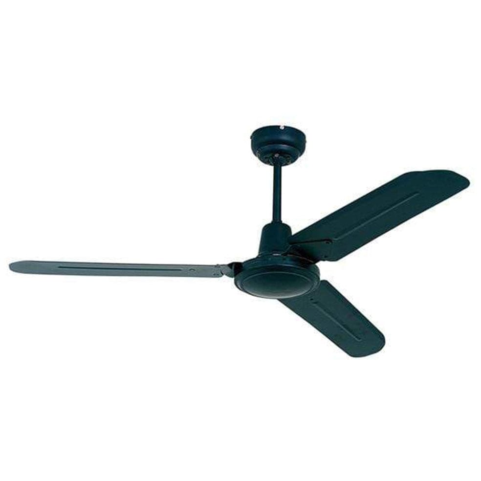 The Lighting Club Black Industrial Loft Ceiling Fan F12B 6007328023470
