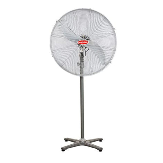 The Lighting Club Hurricane Standing Fan - 2 Blades | Silver F23S 6007328028352