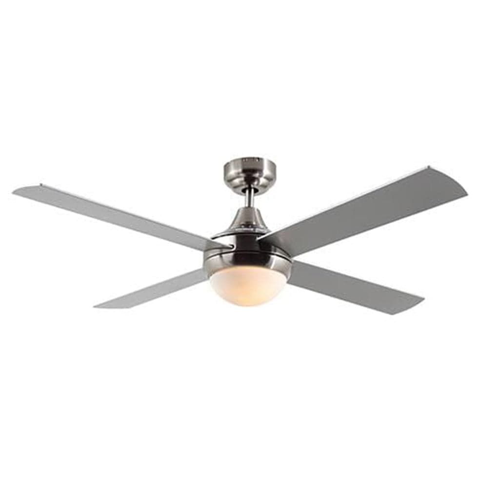 The Lighting Club Chrome Emma Ceiling Fan 4 Blade with Light F37SCS 6007328314684